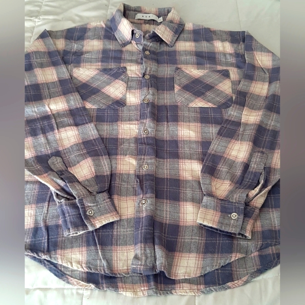 MNML Vintage Flannel Button-Up